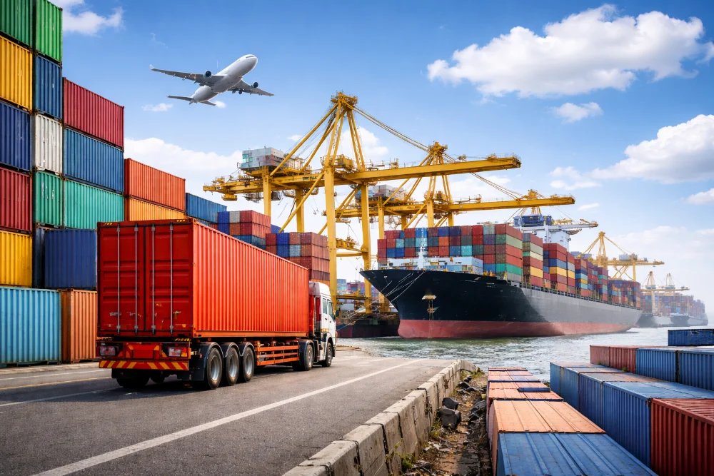 미중 무역 및 국경 간 운송을 위한 종합 물류 서비스